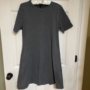 J crew gray t shirt dress medium NWOT